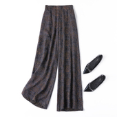 桑蚕丝复古休闲裤 女长裤 35姆米重磅绢纺香云纱阔腿裤 限量高阶