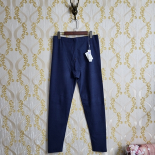 心动男士秋裤精梳棉热卡丝暖绒裤青年高腰衬裤棉毛裤线裤秋冬8002