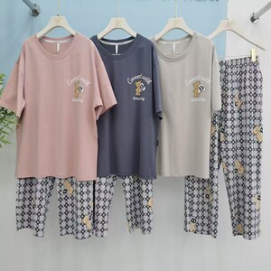 锦依豪女棉质七分裤家居服
