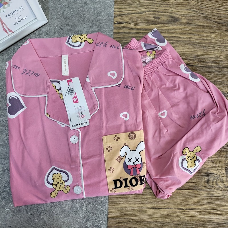 【新客立减】班雅妮女士睡衣套翻领系扣可爱卡通家家居服套275,女士内衣/男士内衣/家居服,睡衣/家居服套装,淘宝优惠券,粉丝福利购,淘宝优惠卷