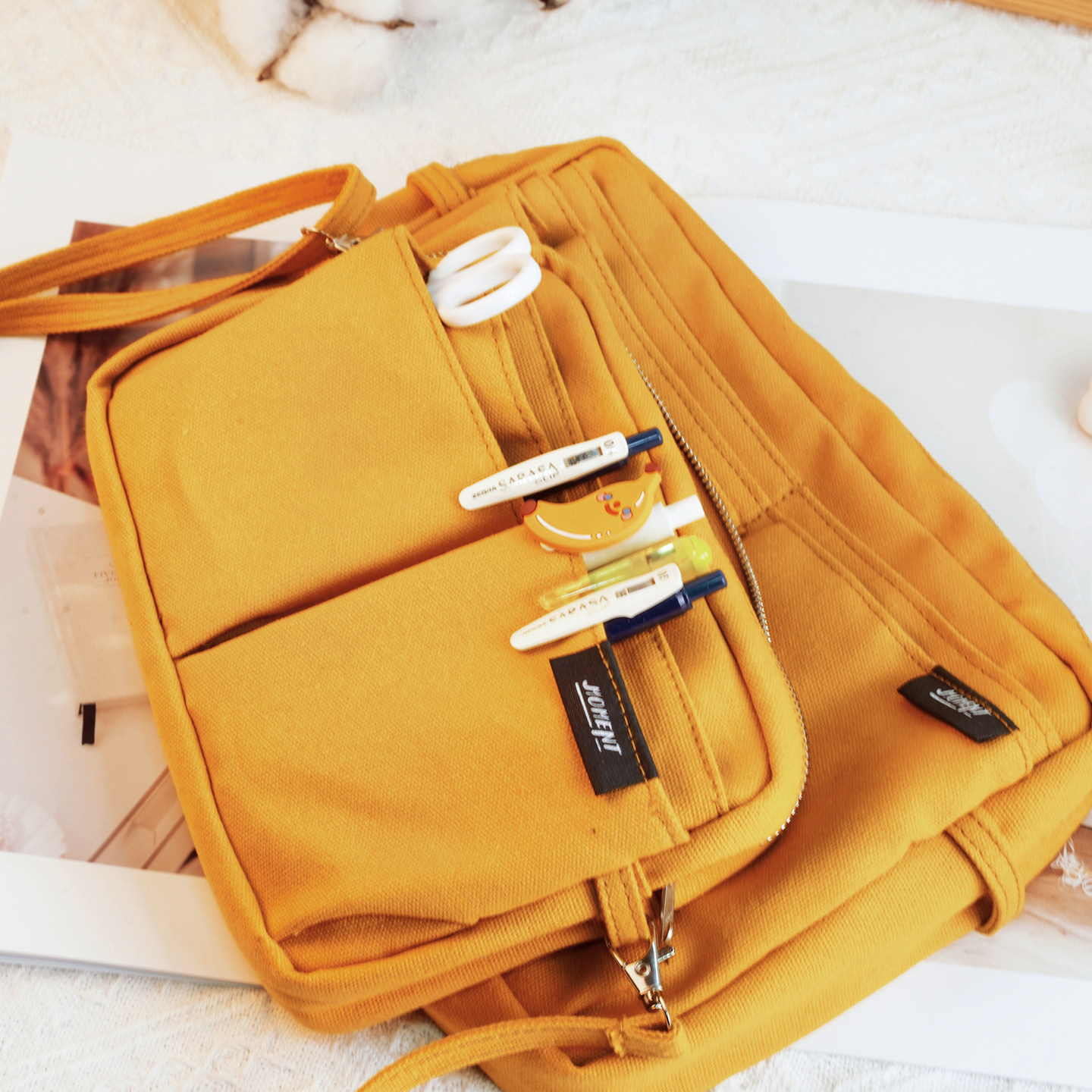 多功能手账收纳包笔袋日系女大容量帆布包铅笔盒文具袋高级感多层,文具电教/文化用品/商务用品,笔袋,淘宝优惠券,粉丝福利购,淘宝优惠卷