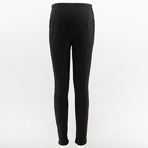 canlemon黑色加绒针织日本孕妇装