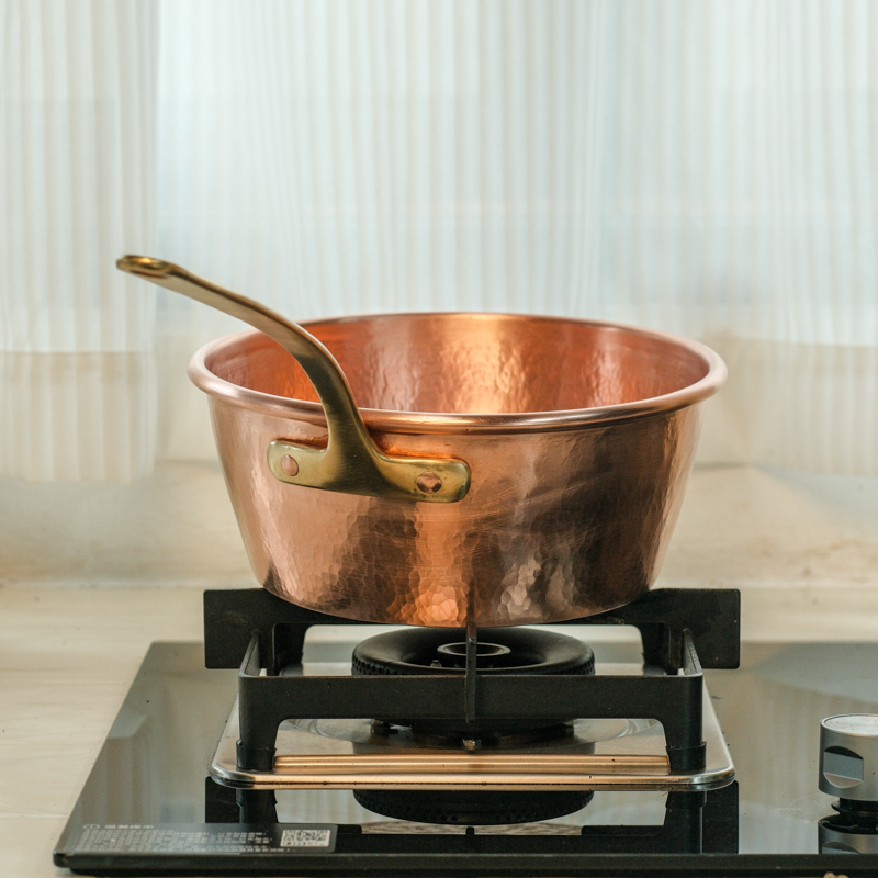 铜锅家用纯铜平底锅汤锅煮面锅
