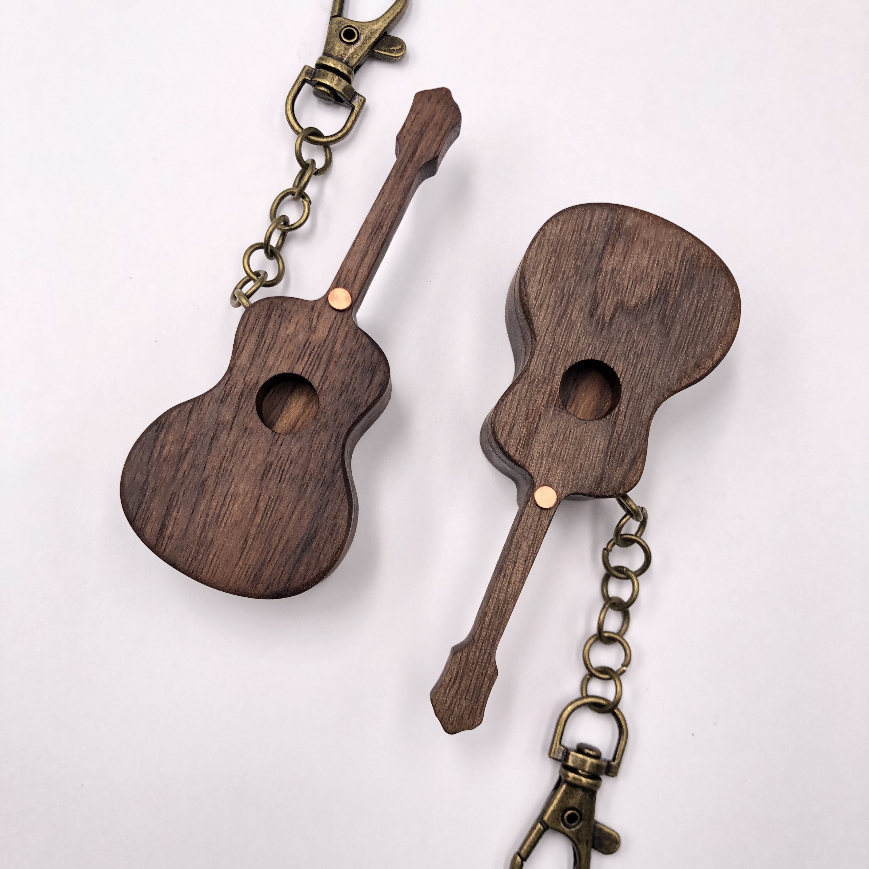 给吉他手的礼物 拨片迷你收纳盒夹包钥匙扣随身携带挂坠定制刻字