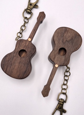 吉他手礼物拨片迷你收纳盒钥匙扣