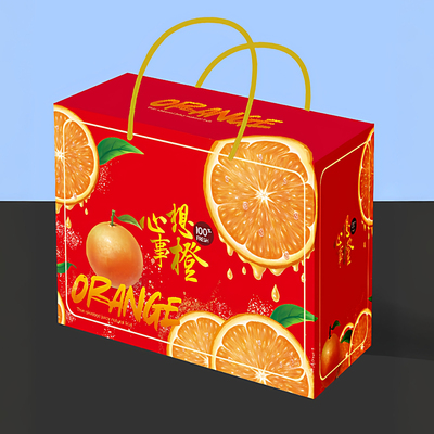 默言5斤10斤鲜橙包装盒外箱空盒