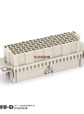 HARTING浩亭09161083101进口重载连接器HanD108DD压接针母插芯(F)