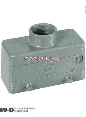 HARTING浩亭重载外壳19300101421 Han 10B 上壳顶出线M25低结构