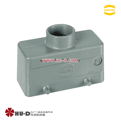 HARTING浩亭重载外壳19300101421 Han 10B 上壳顶出线M25低结构