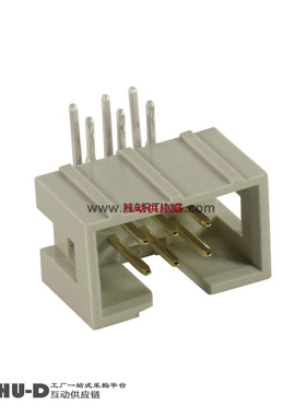 HARTING浩亭 09185166323 DC3-16P 2.54间距弯针简牛16P