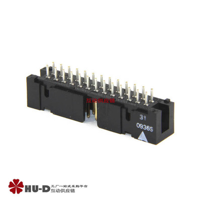 原装欧姆龙 26P简易牛角 XG4C-2631 DC3-26P直针 2.54间距