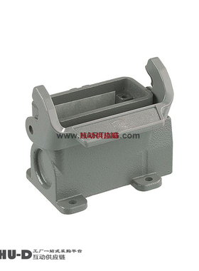 HARTING浩亭重载外壳09200100252 Han 10A 封底底座边出线Pg21