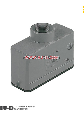 HARTING浩亭重载外壳19200161440 Han 16A 上壳顶出线M20低结构