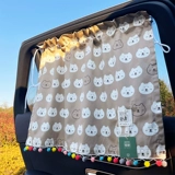 Брендовая хлопковая детская штора, мультяшная ткань, защита от солнца