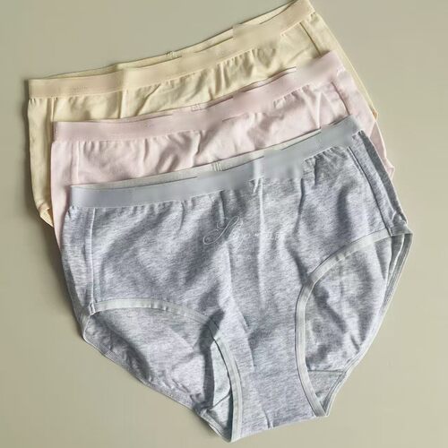 【SY三条装】源自天然 女士棉内裤柔软舒适中高腰大码内裤