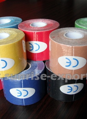 肌内效贴布Kinesio tape篮球足球滑雪脸防冻膝盖背拉伤运动绷带