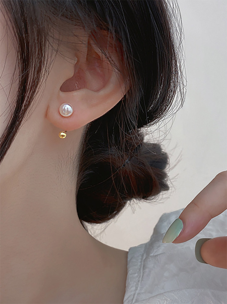 通体S925纯银饰淡水珍珠耳环新款潮复古法式高级小众设计耳钩个性,饰品/流行首饰/时尚饰品新,银饰耳饰,淘宝优惠券,粉丝福利购,淘宝优惠卷