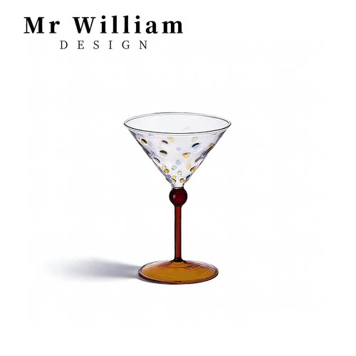 MRWilliam现代彩点鸡尾酒杯