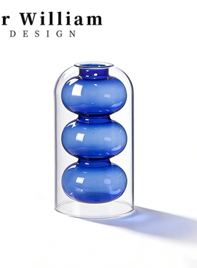 MRWilliam现代简约透明玻璃花瓶