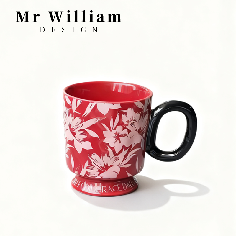 MR William 中古风陶瓷马克杯高级感设计感小众高颜值咖啡杯水杯