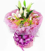 送长辈生日鲜花 同城鲜花速递热卖 19朵康广州花店鲜花配送