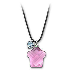 现货绝版20112款水晶蛋糕项链 1123105礼物