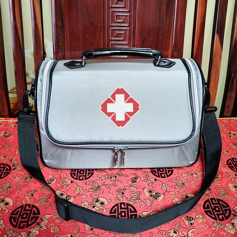 新款便携耐磨防水医生出诊包大容量急救箱针具收纳袋多插袋应急包