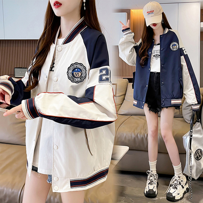 洋气休闲学院风少女百搭风衣夹克