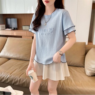 少女大童休闲短袖T恤夏季新款初高中学生潮流ins时尚宽松百搭上衣