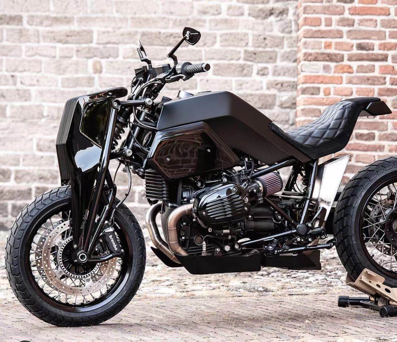 莫里尼x-cape650摩托车后视镜赛文佐650反光镜大视野防眩目倒车镜