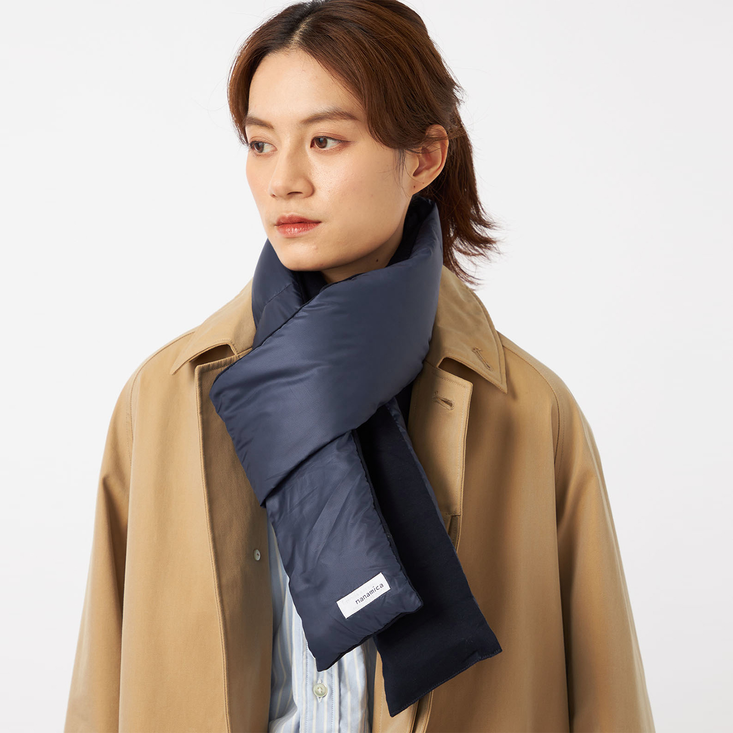 NANAMICA保暖羽绒围巾围脖
