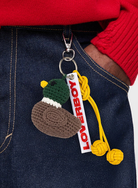 国内现货 Charles Jeffrey Loverboy Bag Charm 针织可爱钥匙扣潮