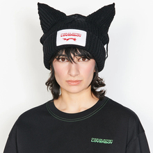 现货 Charles Jeffrey Loverboy CEB 明星同款猪猪猫耳针织毛线帽
