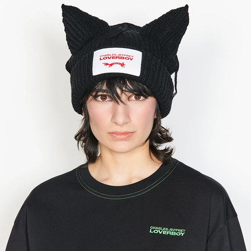 毛线帽男女猫耳明星同款潮流可爱