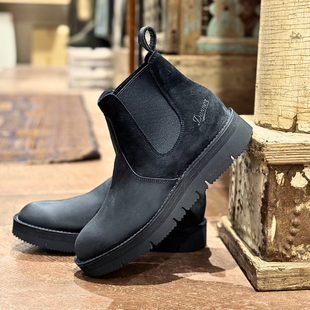 现货 Mountaineering×Danner 白山联名真牛皮工装 切尔西靴 White