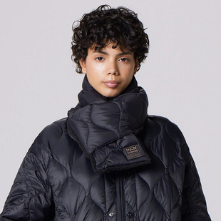 25AW R201ALSML 军事绗缝双面羽绒围巾羊羔绒围脖 Taion 国内现货