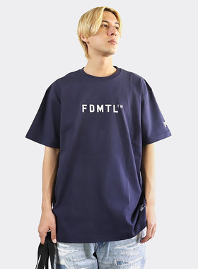 潮物Woo FDMTL Logo tee 25SS 基础款字母圆领透气休闲短袖T恤潮