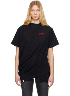 现货 Charles Jeffrey Loverboy Ltopsy Turvy Tee 不对称短袖T恤