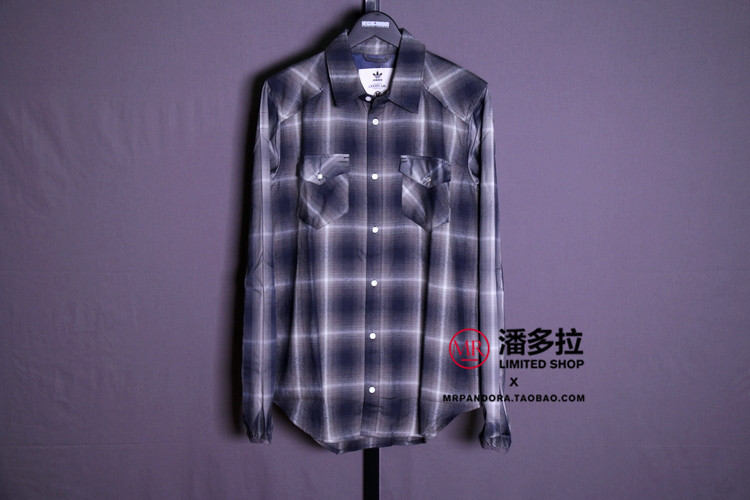 ÏÖ»õÕýÆ· Adidas 84-lab KZK Shirt ÈýÒ¶²Ý ²ÖʯһÊ÷ ¸ñ×Ó ³ÄÉÀ