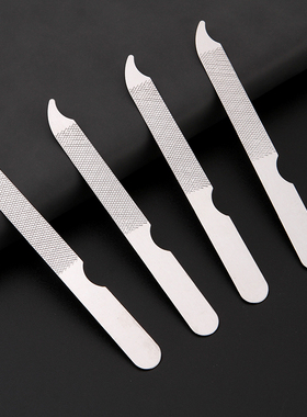 指甲锉打磨条美甲神器不锈钢砂条脚小家用锉刀修甲美甲工具套装挫