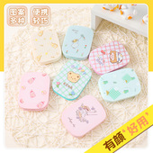 迷你小镜子女随身便携式 梳子一体二合一包包旅行化妆镜折叠镜套装