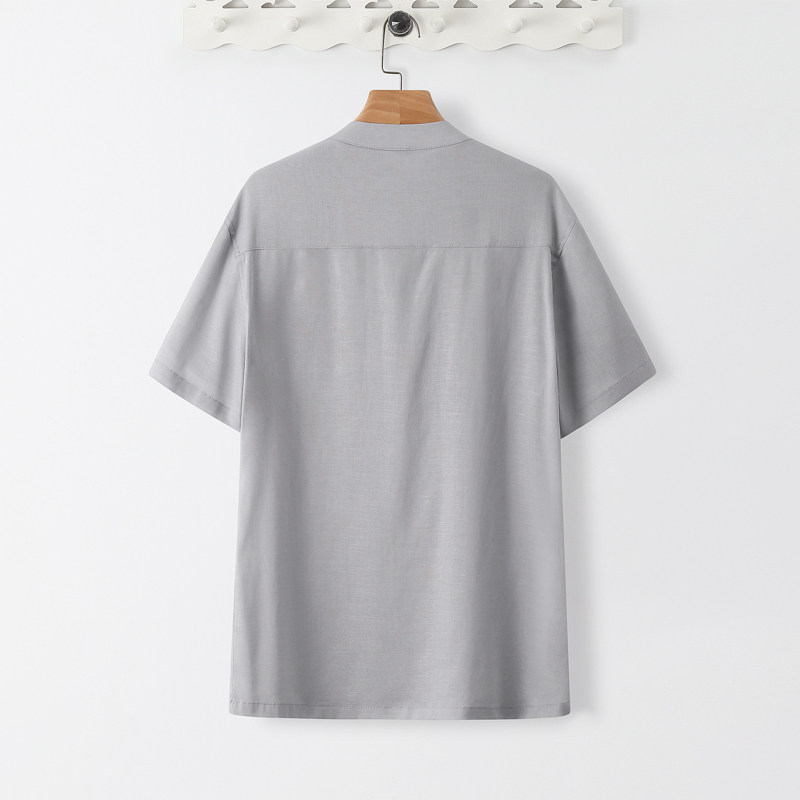 TS20*夏季风男士短袖薄款凉感T恤禅服居仕服*P60,男装T恤,星座1516（原B303）