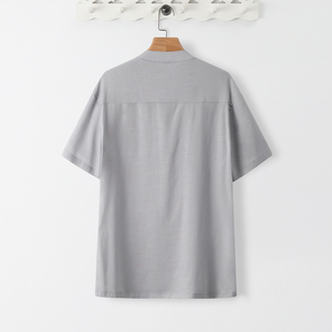 TS20* 夏季风男士短袖薄款凉感T恤禅服居仕服 *P60图片