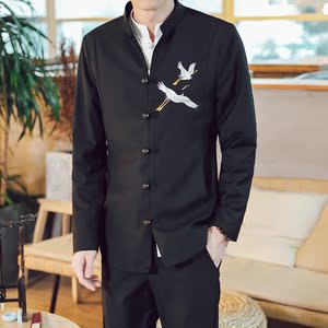 W202 *男士中山装复古风立领修身舞台表演西装套装 * P85图片
