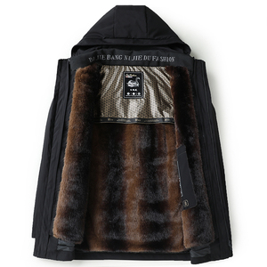MT106*白鹅绒服中年男羽绒服冬装外套可脱卸内胆加毛送爸爸 *P245图片