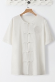TS30*夏季风禅服居仕服短袖薄款凉感衬衫*P75，男装衬衫，星座1516（原B303）
