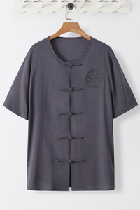 TS30 * 夏季风禅服居仕服短袖薄款凉感衬衫 *P75图片