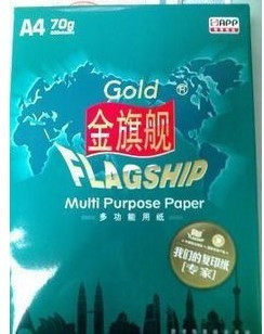 金旗舰复印纸 金旗舰A4 70g 复印纸 A4纸 70克高端型APP 1箱/10包