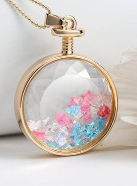 手工制作玻璃日韩风饰品百搭吊坠