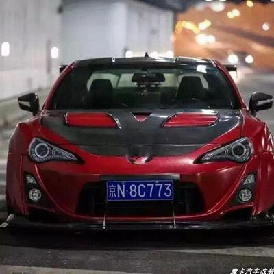 13-20款丰田GT86 斯巴鲁BRZ改装Vorsteiner款宽体大包围 引擎盖